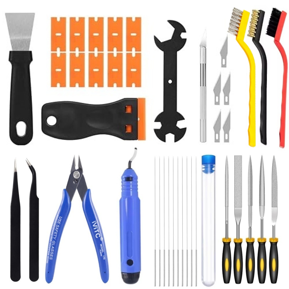 Wire Stripper Cutter - 40PCS 3D Printer Tools, Scraper, Files,