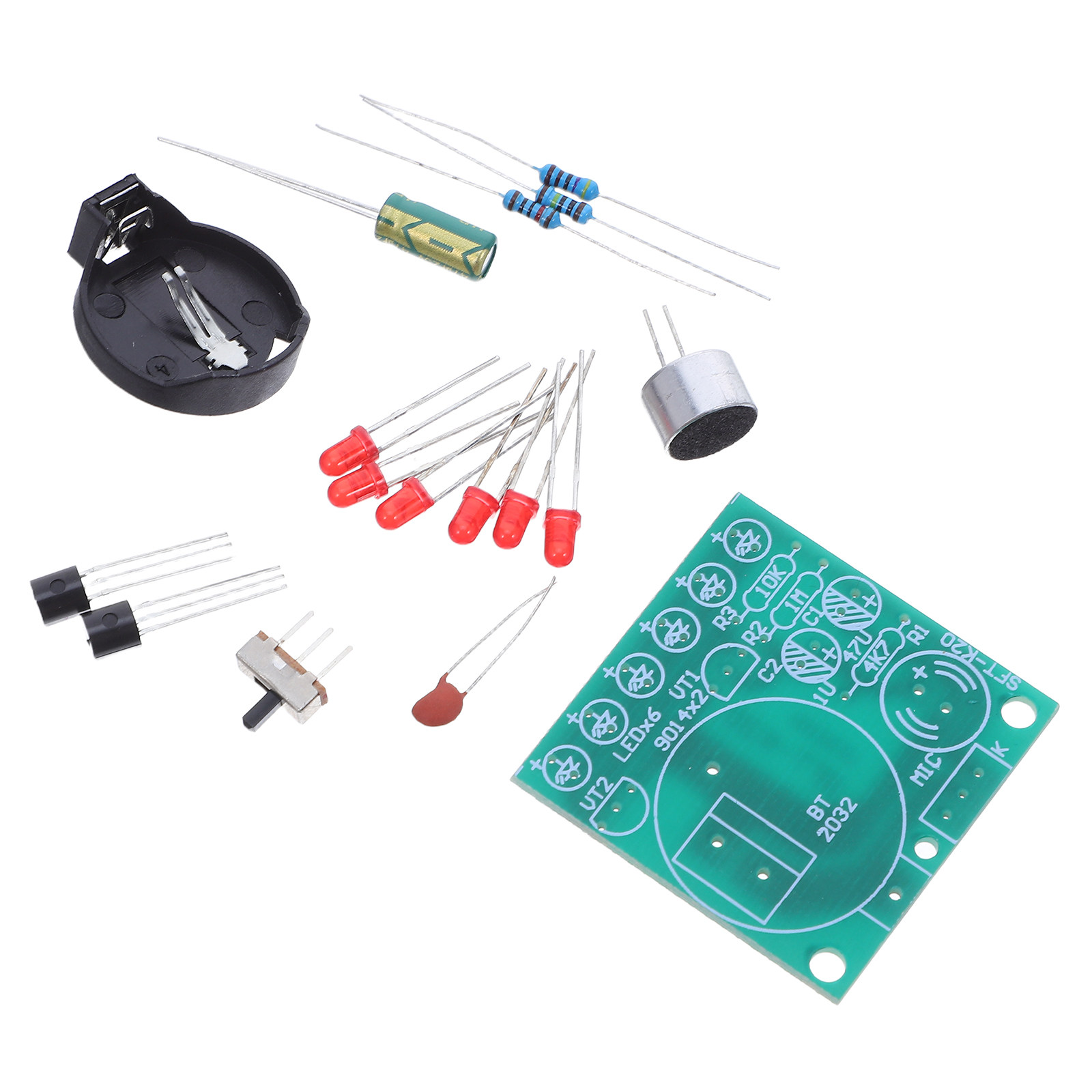 Diy Electronics Projects For Adults - Voice-Controlled Metronome Kit LED Light Electronic
