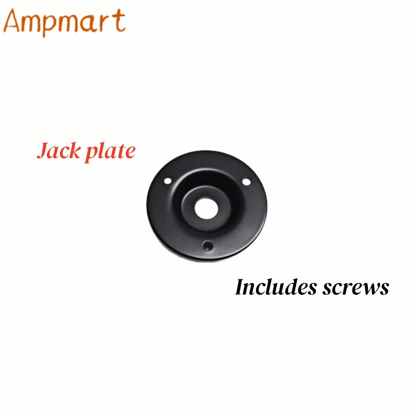 Diy Guitar Electronics Kit - Ampmart 1561BK Recessed Jack Cup Base