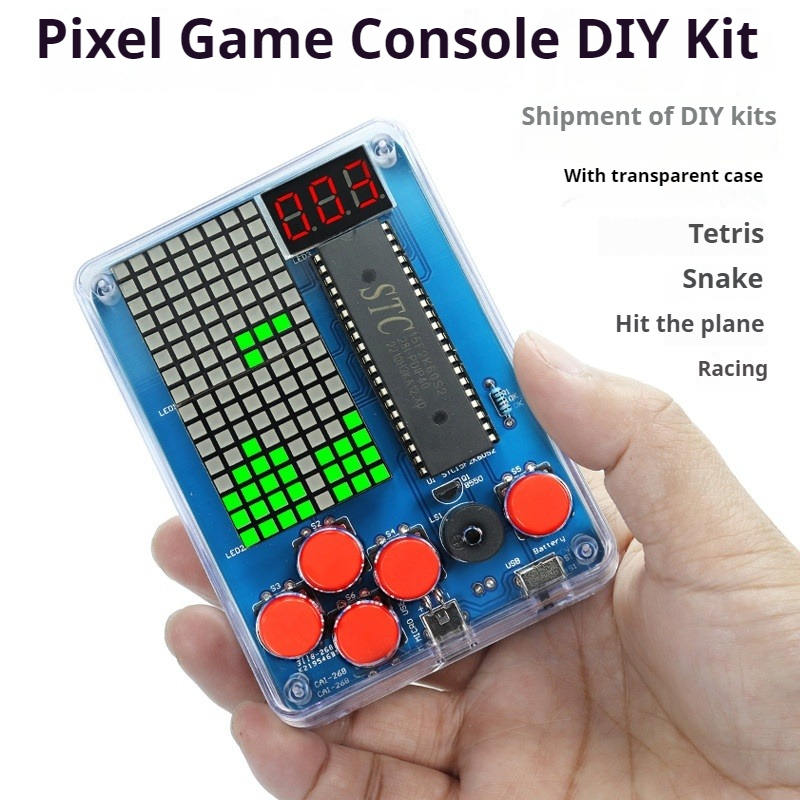 Diy Home Electronics Projects - Pixel Game Machine Production Kit, 51
