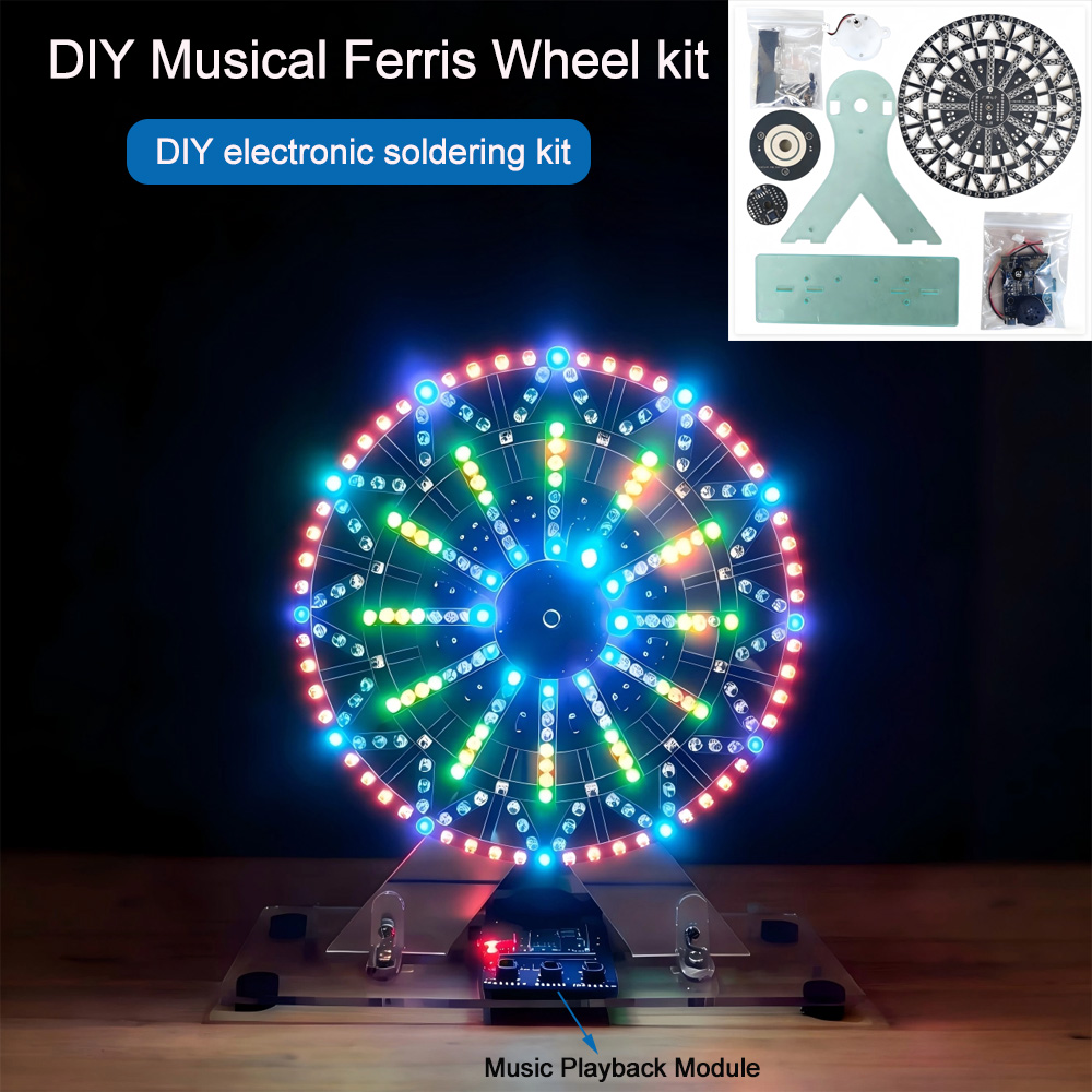 Diy Electronics Organizer - Diy electronic kits LED-Lit Musical Ferris