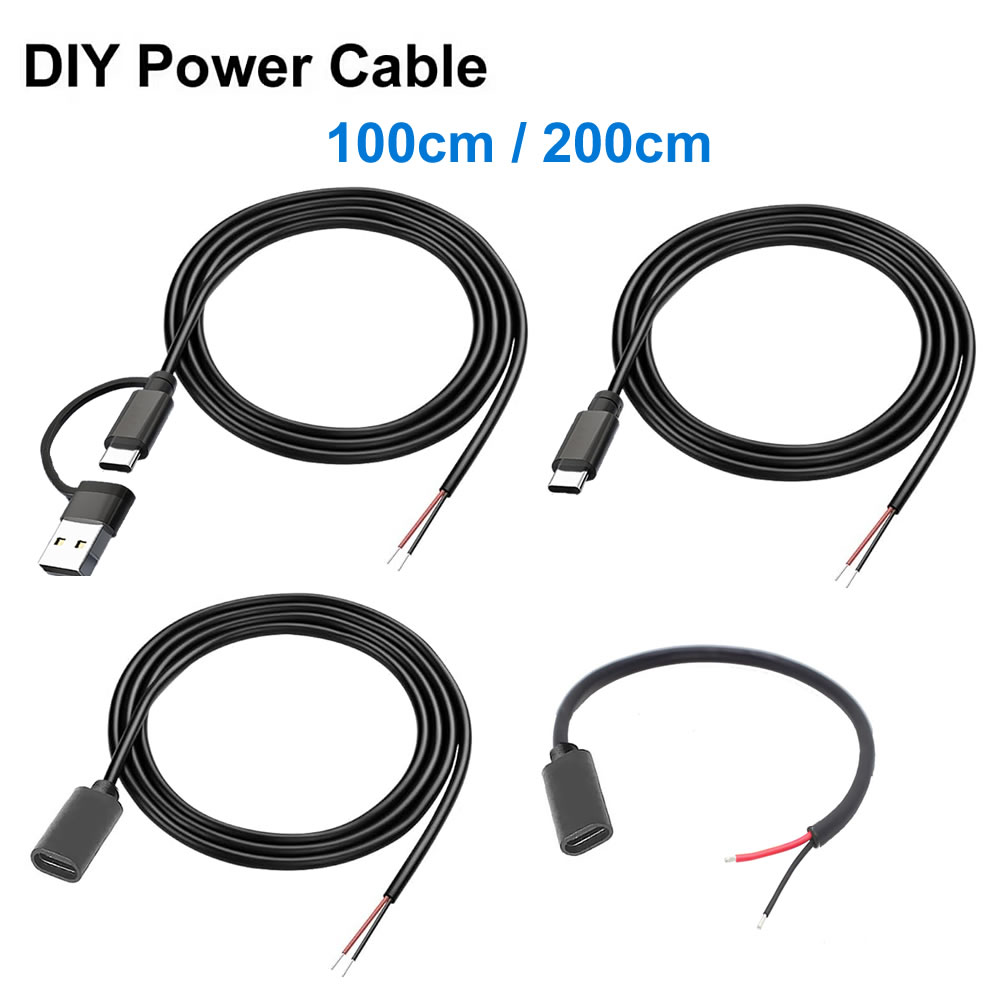 Diy Robot Electronics Kit - DC 2 Pin Power Cable USB