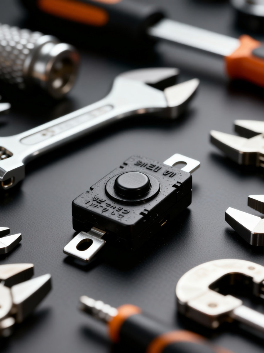 Diy Electronics - 20Pcs Battery Box Switch Self-Locking Push
