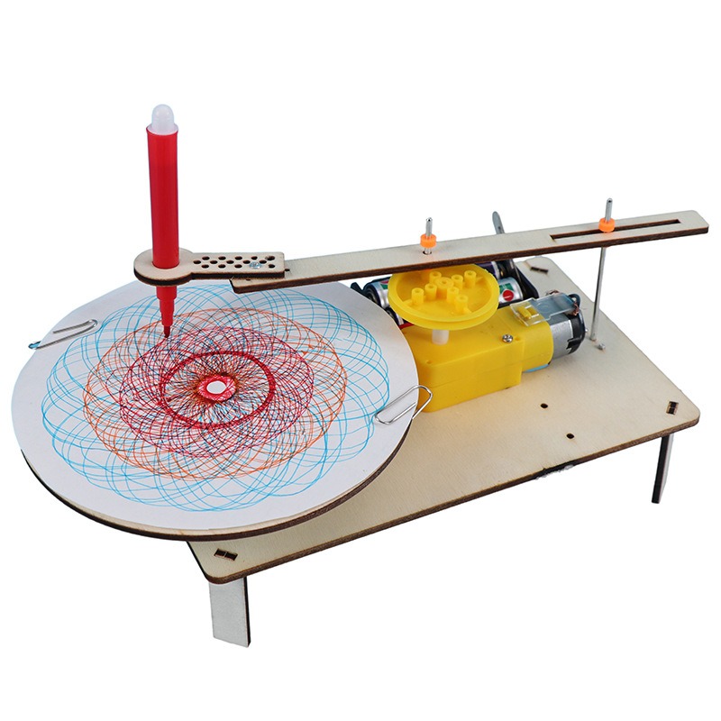 Diy Electronics Organizer - 1-3Pcs DIY Wooden Electric Plotter Drawing