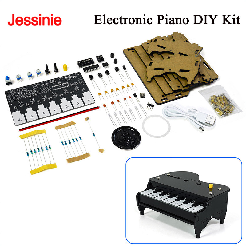 Diy Guitar Electronics Kit - Electronic Piano DIY Kit Microcontroller Circuit