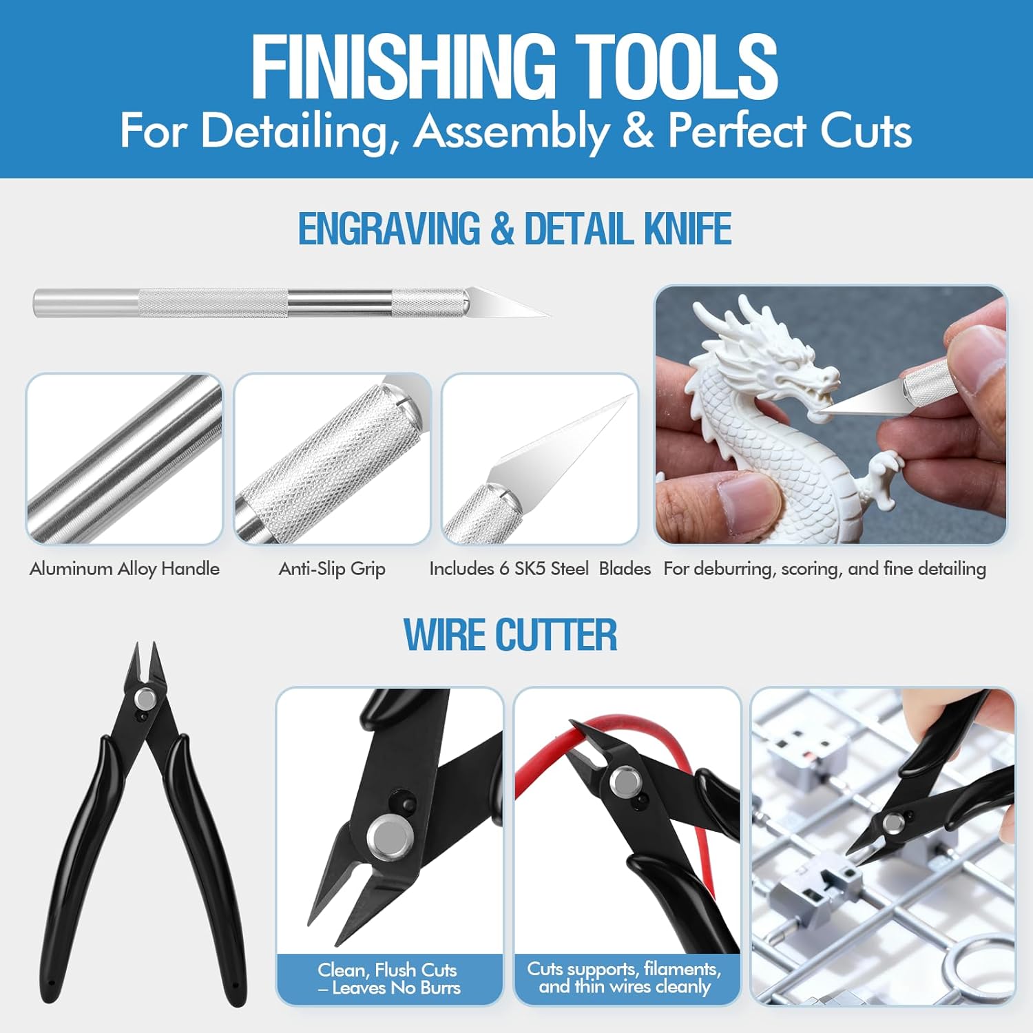 40PCS 3D Printer Tools, Scrape - đánh giá và giá Wire Stripper Cutter