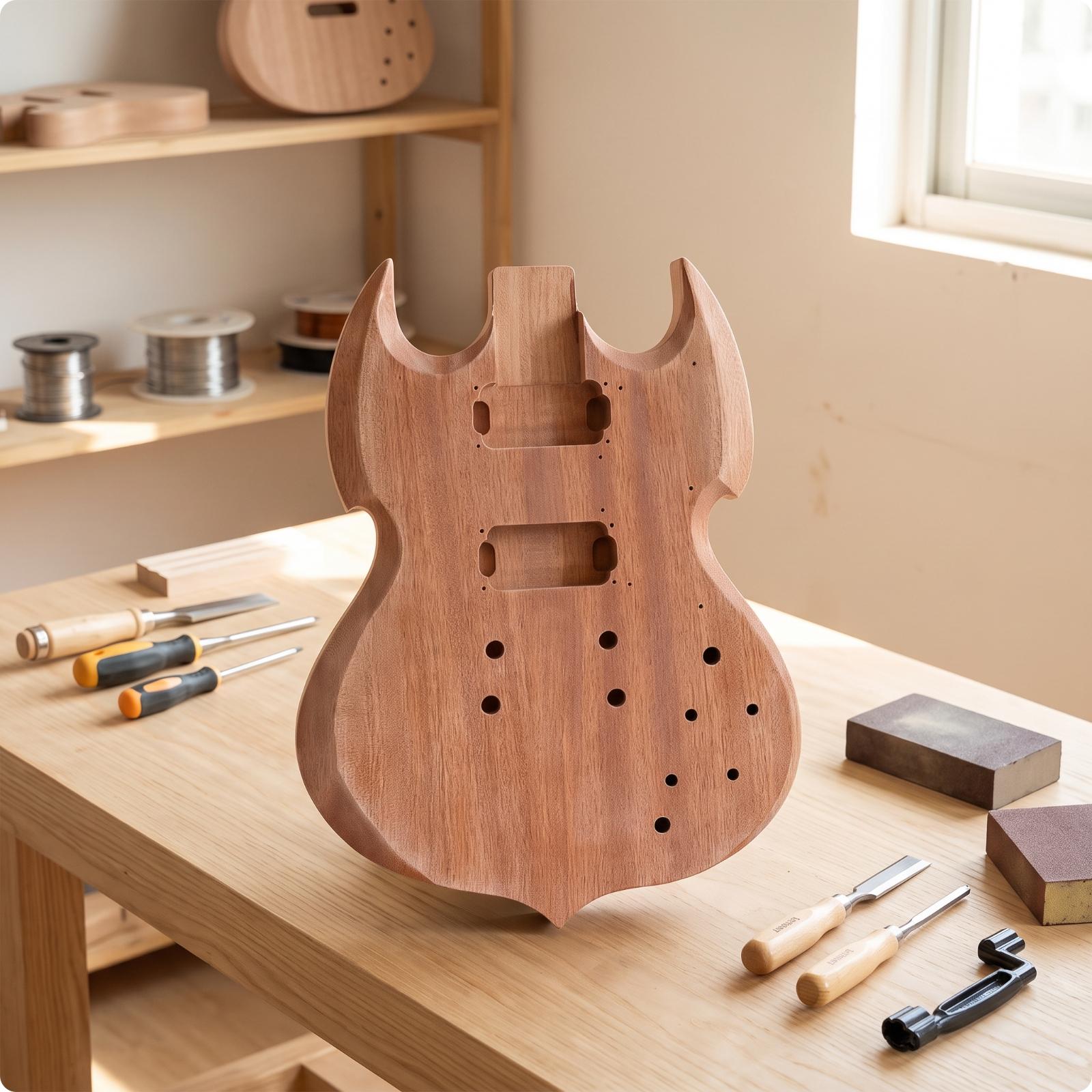 DIY Electric Guitar Kit Unfini - đánh giá và giá Diy Guitar Electronics Kit