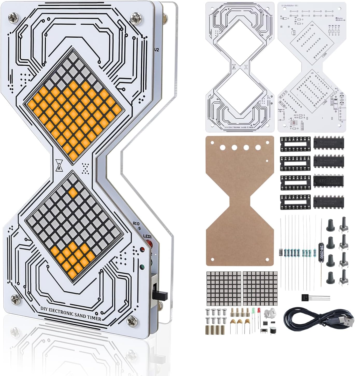 DIY Electronic Hourglass Solde - đánh giá và giá Diy Electronics Projects For Adults