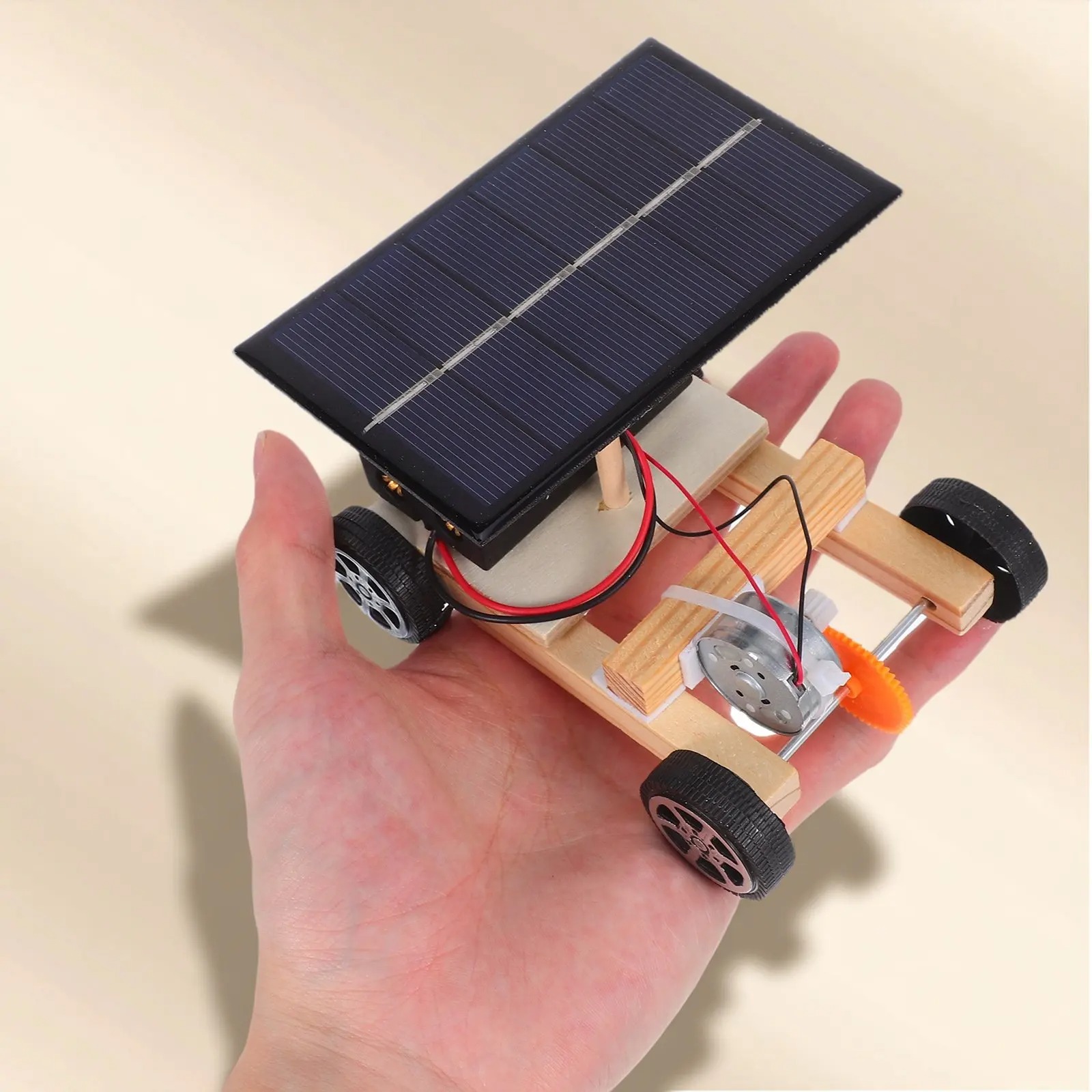 DIY Wooden Assemble Solar Car  - đánh giá và giá Diy Electronics Toys