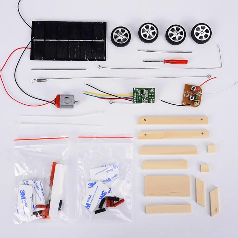 DIY Wooden Assemble Solar Car  - đánh giá và giá Diy Electronics Toys