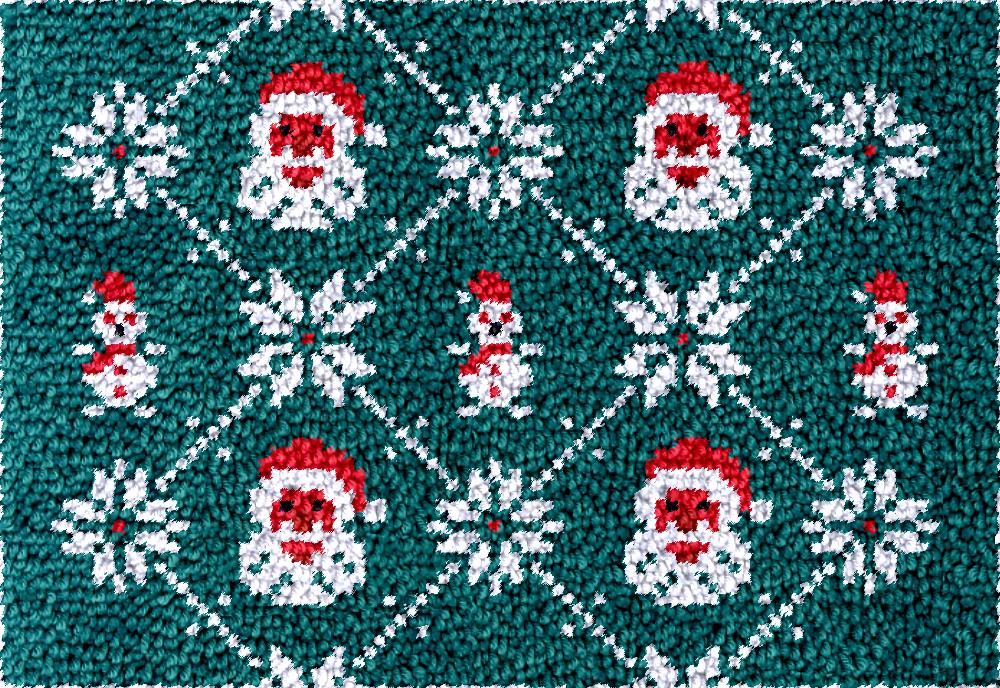 Santa Claus DIY Latch hook kit - đánh giá và giá Diy Electronics Kits For Adults