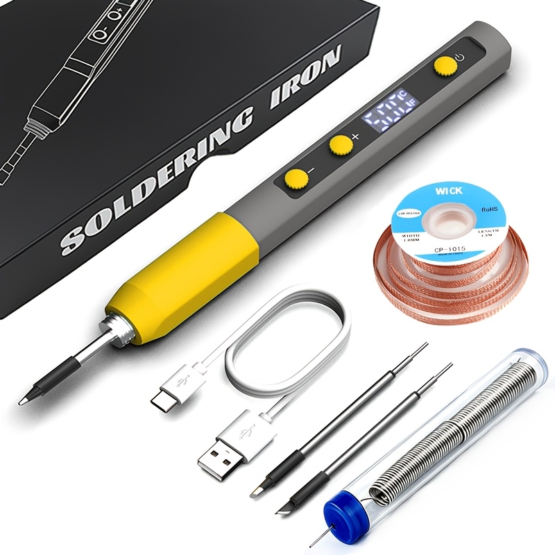 Digital Display USB Soldering  - đánh giá và giá Diy Electronics Organizer