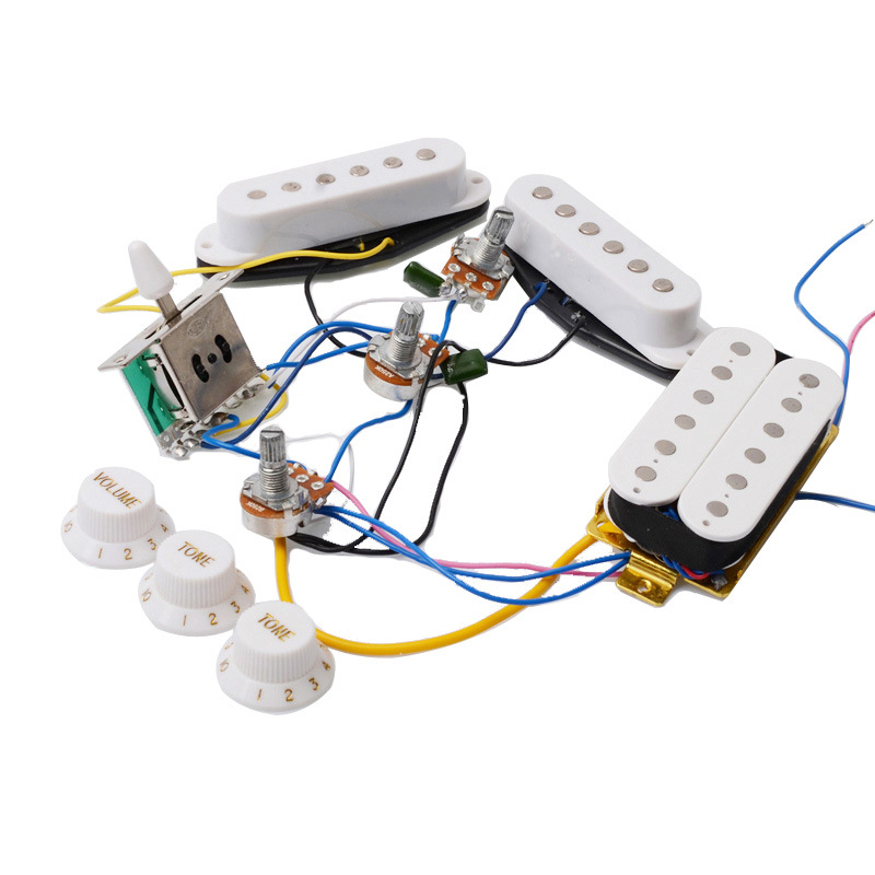 Electric Guitar HSS Pickup Set - đánh giá và giá Diy Guitar Electronics Kit
