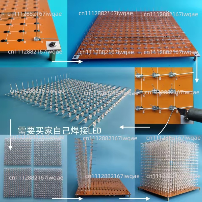 3D16MINI Light Cube Kit 16X16X - đánh giá và giá Diy Electronics Parts