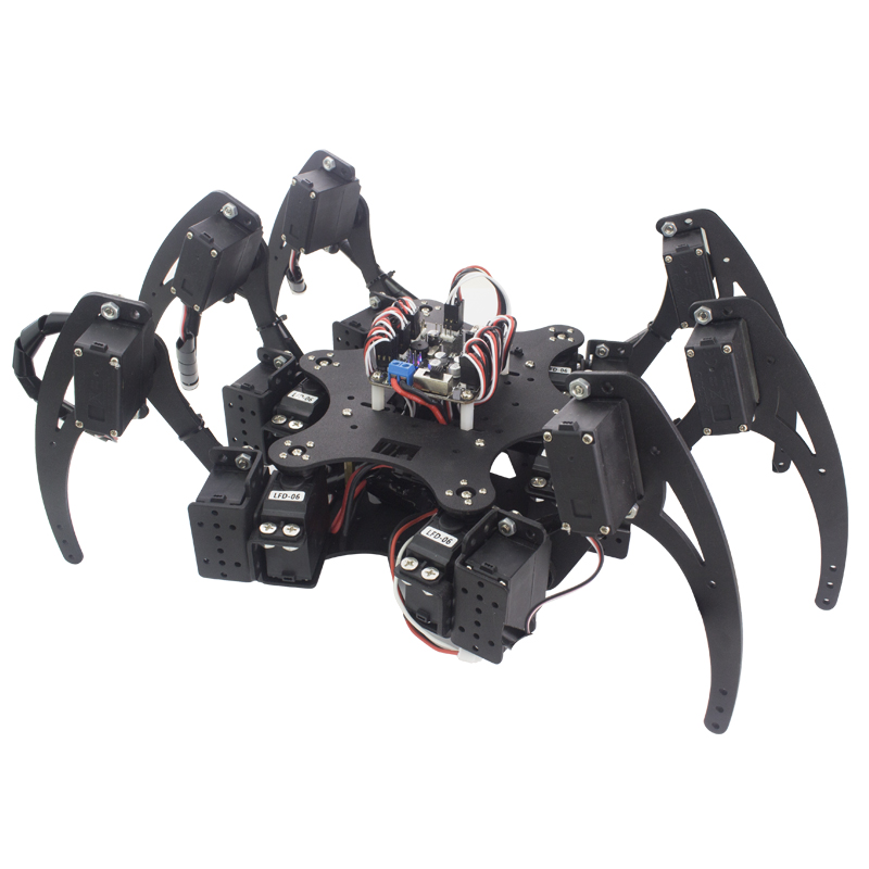 18 DOF Aluminium Hexapod Spide - đánh giá và giá Diy Robot Electronics Kit