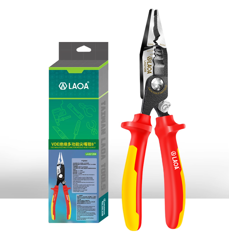 LAOA VDE Pliers 8 Inch Insulat - đánh giá và giá Wire Stripper Cutter