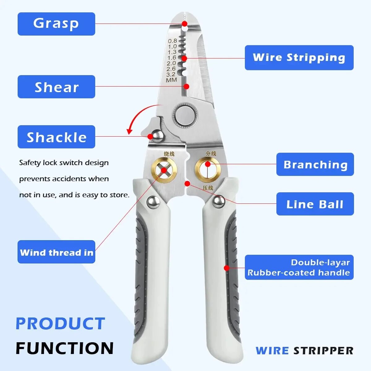 6 In 1 Wire Stripper Special W - đánh giá và giá Wire Stripper Cutter