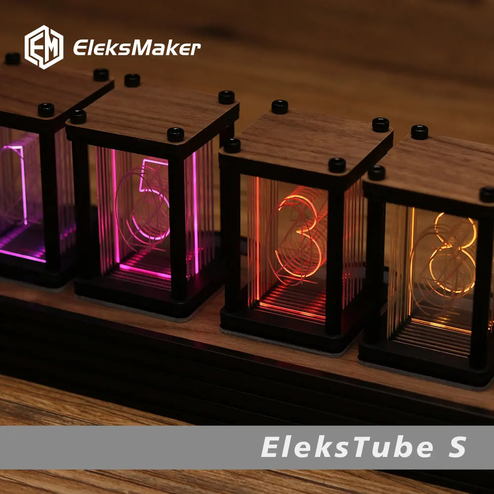 RGB Nixie Ống Đồng Hồ DIY Đồng - đánh giá và giá Diy Electronics Ideas