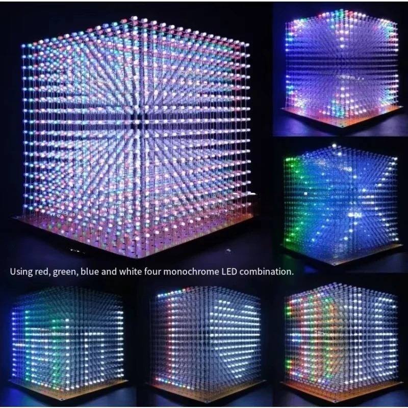 3 D16mini Light Cube Kit 16x16 - đánh giá và giá Diy Electronics