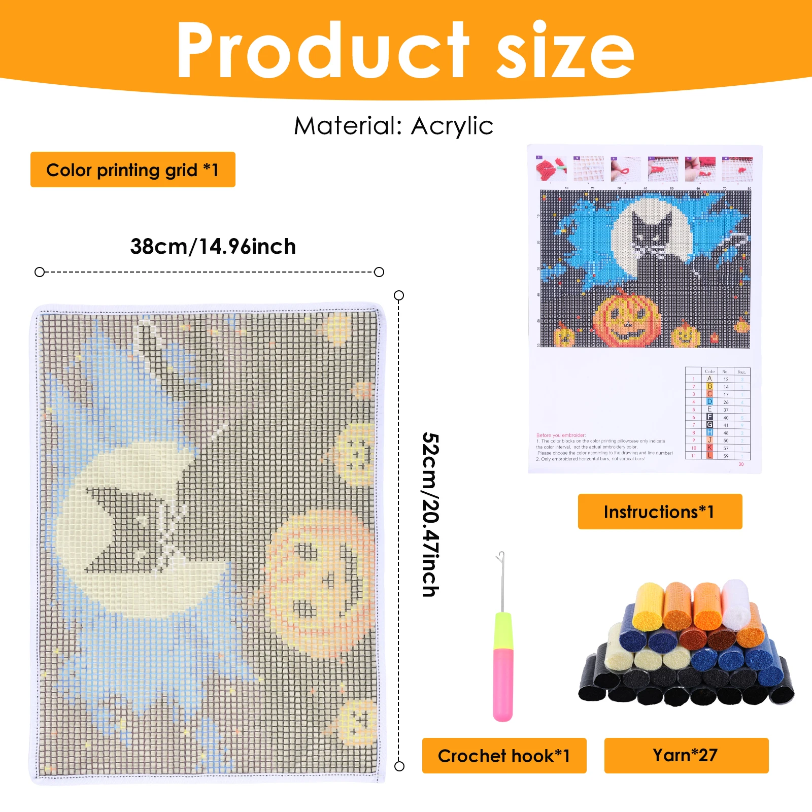Latch Hook Kits DIY Animal Pat - đánh giá và giá Diy Electronics Parts