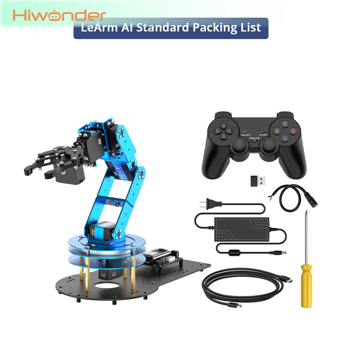 Hiwonder LeArm 6DOF Robot Arm  - đánh giá và giá Diy Robot Electronics Kit