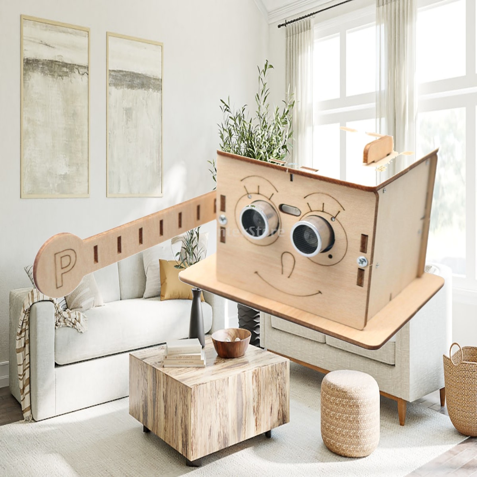 Wooden Toy Kit Smart Barrier G - đánh giá và giá Diy Electronics Toys