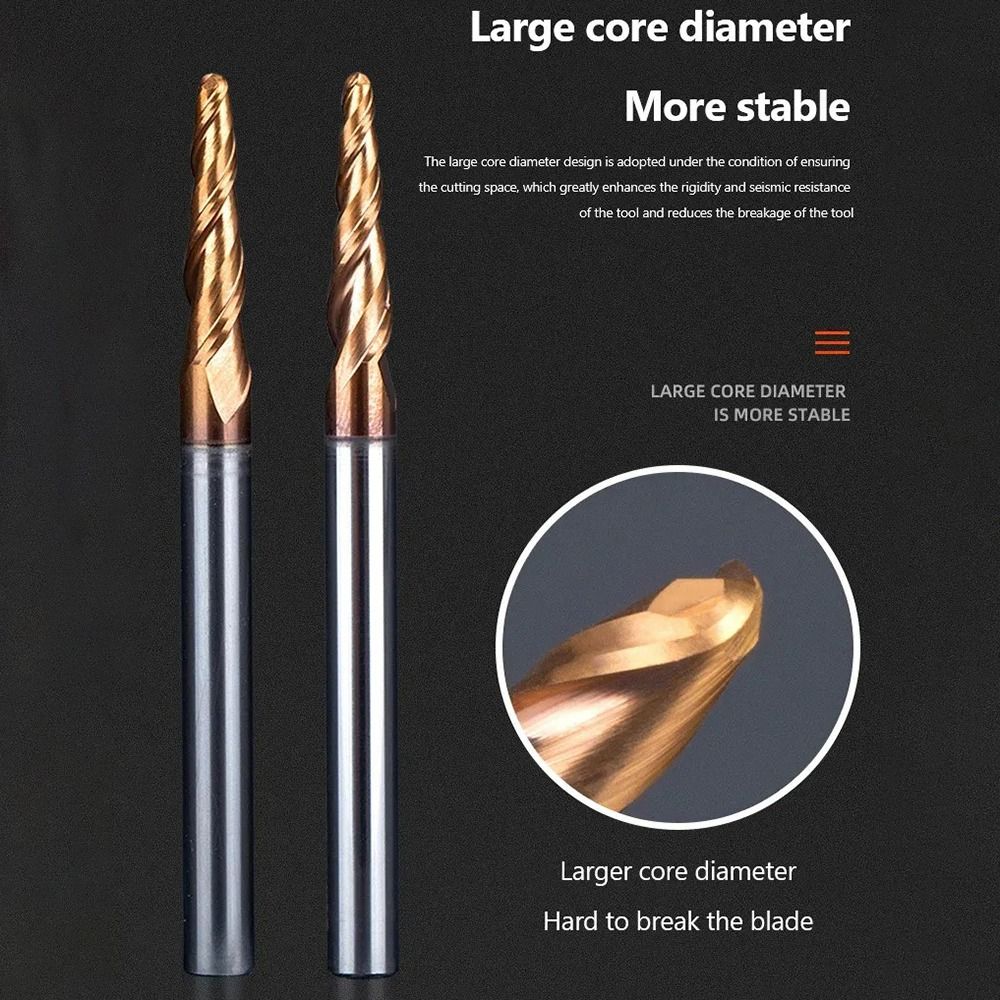 HRC55 Solid Carbide Ball Nose  - đánh giá và giá Diy Cnc Router Electronics