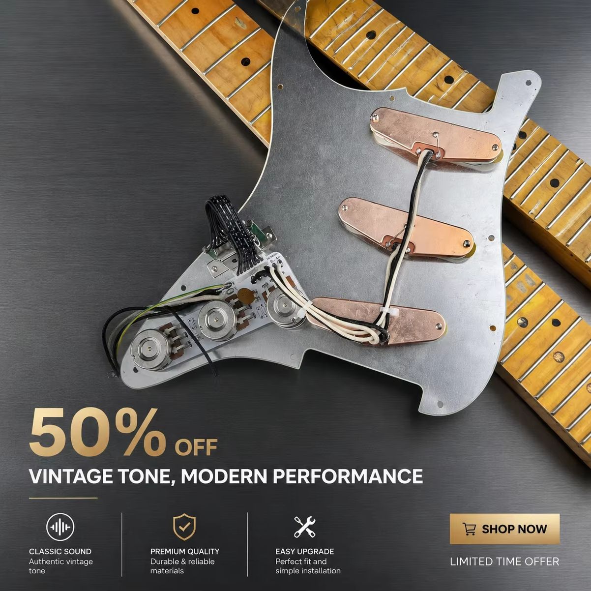 ST Pickguard Kit SSS Pickups P - đánh giá và giá Diy Guitar Electronics Kit