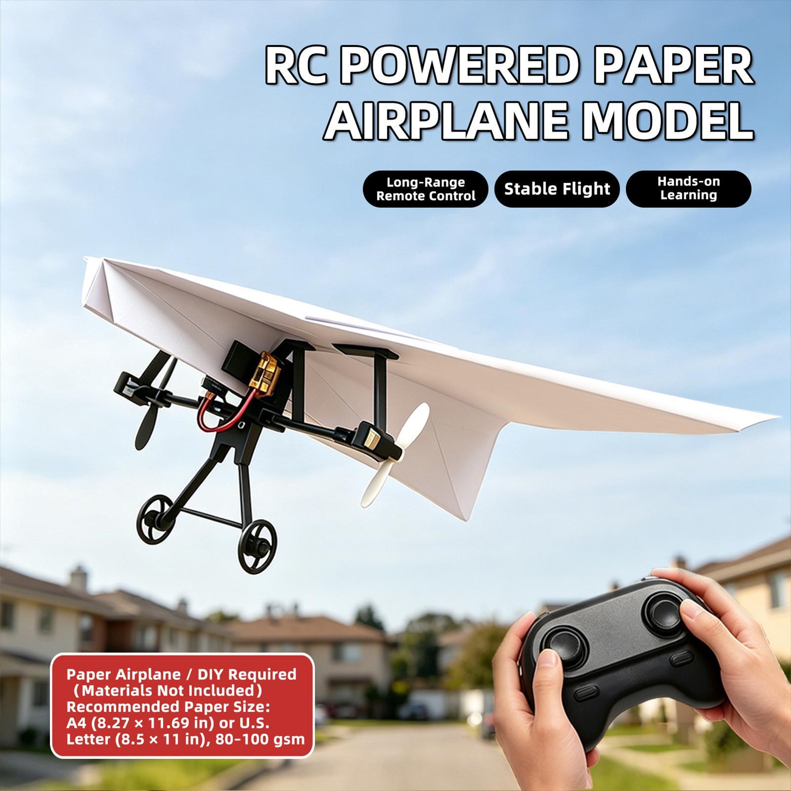DIY RC Paper Airplane Kit Plan - đánh giá và giá Diy Electronics For Kids