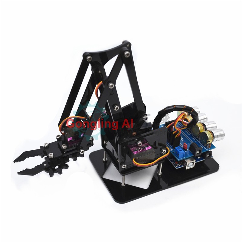 STEM 4 DOF Robot Arm Servo SG9 - đánh giá và giá Diy Robot Electronics Kit