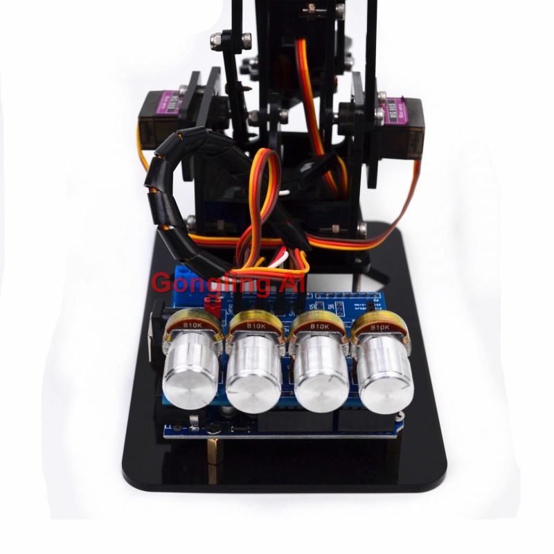 STEM 4 DOF Robot Arm Servo SG9 - đánh giá và giá Diy Robot Electronics Kit
