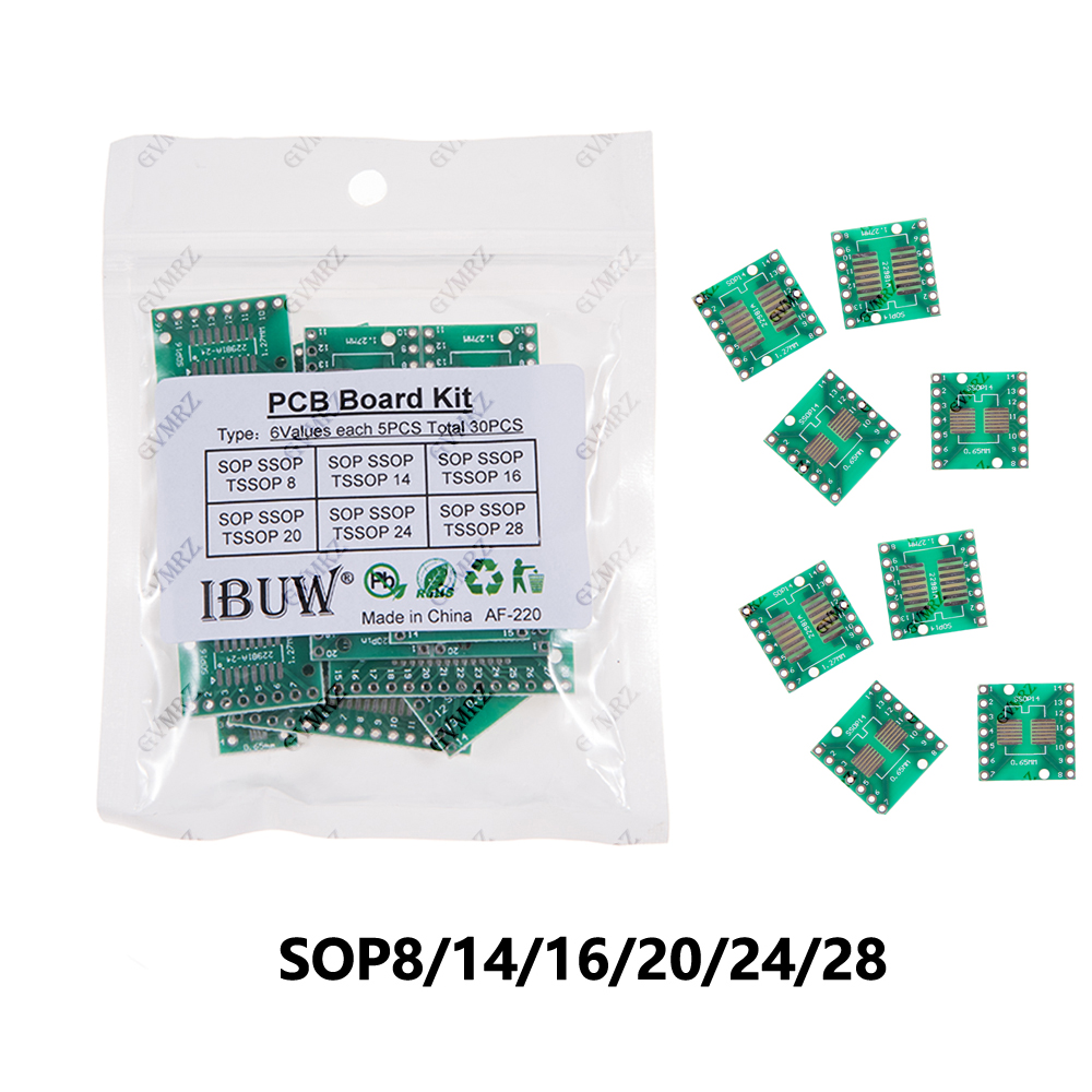 30PCS 6Values SOP SSOP TSSOP P - đánh giá và giá Diy Home Electronics Projects