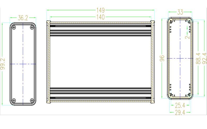 Nhôm Hộp Nhà Ở Dành Cho Thiết  - đánh giá và giá Diy Electronics Organizer